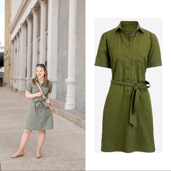 Jcrew Utility Shirt Dress Size 2 Like 